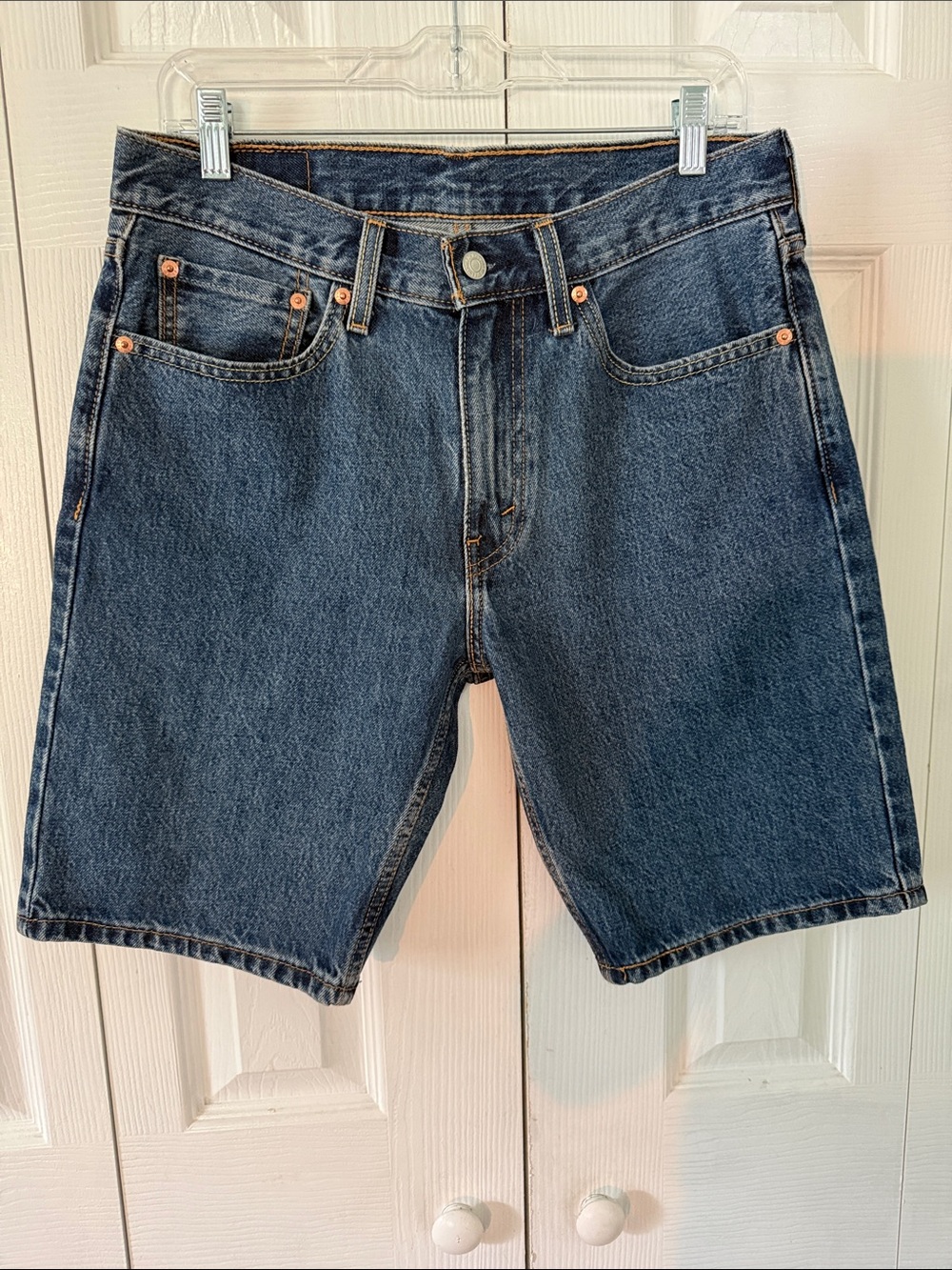 Levi's 405 Dark Blue Denim Men's Shorts W31 L10
